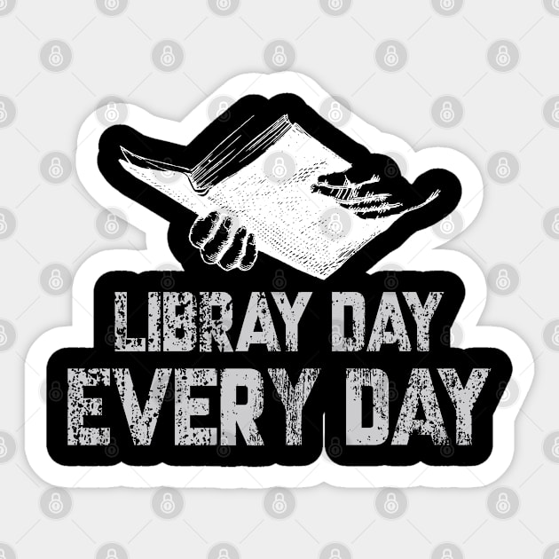 Library Day Every Day Gift Sticker by UranusArts